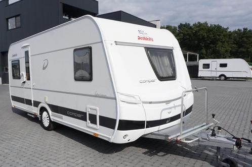 Mooie 4pers.Dethleffs met mover, airco, voortent, fietsrek, Caravans en Kamperen, Caravans, Bedrijf, tot en met 4, Rondzit, Dethleffs