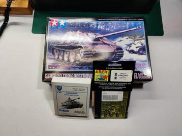 TAMIYA 1/48 Jagdpanther + ABER PE-set + Friul tracks beschikbaar voor biedingen