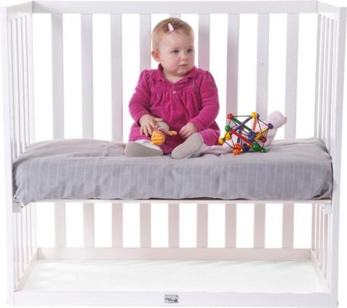 Co-sleeper in hout met matrasje, Kinderen en Baby's, Kinderkamer | Bedden, Zo goed als nieuw, Minder dan 140 cm, Minder dan 70 cm