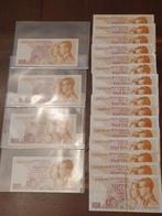 20 biljetten van 50 frank  waarvan 4 FDC, Enlèvement, Série