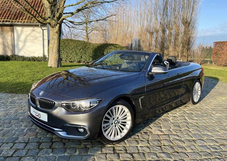 BMW 420 420d Cabrio 68000km/led/nav/leder/cruise/garantie, Autos, BMW, Entreprise, Série 4, ABS, Airbags, Air conditionné, Alarme