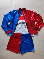 Harley Quinn verkleedkledij maat 8/9 jaar, Enlèvement, Utilisé, Fille, Ensemble