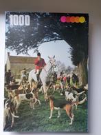 puzzel 1000 st JACHT (paard + honden) - Volledig, Hobby en Vrije tijd, Ophalen of Verzenden, 500 t/m 1500 stukjes, Legpuzzel