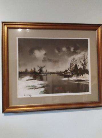Winterlandschap beschikbaar voor biedingen