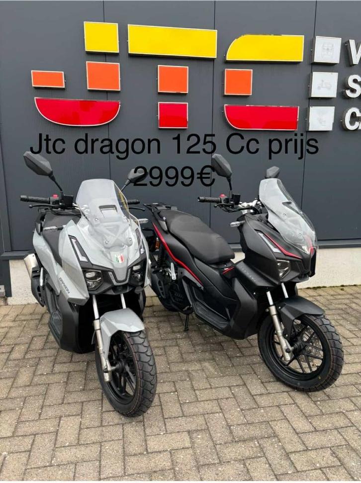nieuwe 125cc scooters JTC , maxi en vespa style vanaf 1875€, Motoren, Motoren | Overige merken, Particulier, Scooter, 11 kW of minder