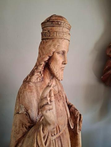 ***ANTIEK HOUTEN RELIGIEUS BEELD*** beschikbaar voor biedingen