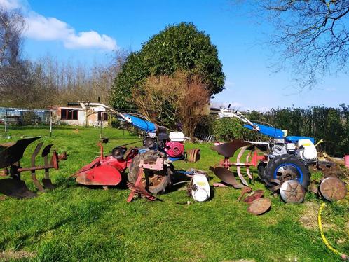 2 motoculteurs Satoh TG 45 + accessoires, Doe-het-zelf en Bouw, Gereedschap | Freesmachines, Zo goed als nieuw, Benzine, Overige soorten
