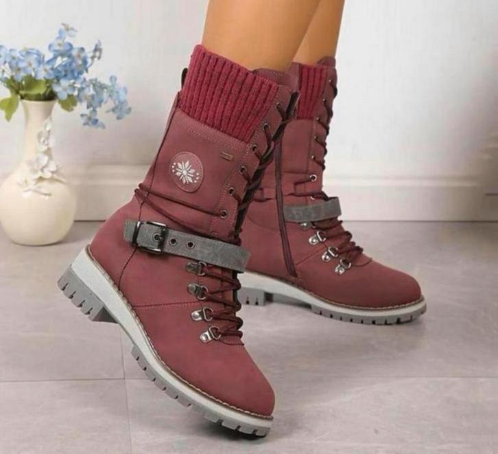 Ultra-warme Winter Laarzen laarsjes Dames Rood maat 41 nieuw, Kleding | Dames, Schoenen, Nieuw, Hoge laarzen, Rood, Ophalen of Verzenden