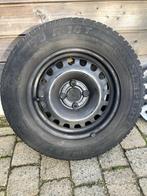 4 winterbanden Opel Corsa met wieldeksel, Auto-onderdelen, Ophalen, 14 inch, Gebruikt, Banden en Velgen