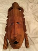 Afrikaans houten masker, Ophalen of Verzenden