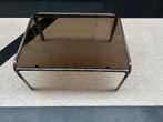 salontafel vintage, Huis en Inrichting, Tafels | Salontafels, Ophalen, Gebruikt, Glas, Minder dan 50 cm