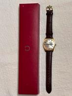 Omega Geneve 165.041, Handtassen en Accessoires, Horloges | Heren, Ophalen, Overige materialen, Leer, Polshorloge