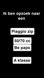 Ik zoek een zip a-klasse 2 takt, Ophalen, Zip