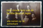 Ieper Familie Bras, Enlèvement ou Envoi, Avant 1940, Comme neuf, Photo