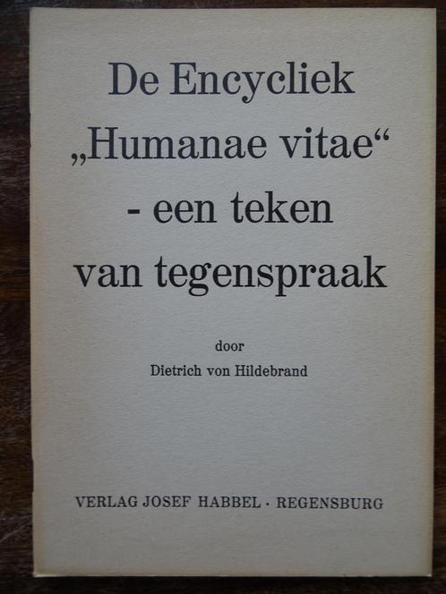 De Encycliek Humanae vitae een teken van tegenspraak 1968, Livres, Religion & Théologie, Comme neuf, Christianisme | Catholique