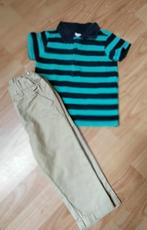 set jongen maat 86 broek en polo shirt, Kinderen en Baby's, Babykleding | Maat 86, C&A, Ophalen of Verzenden, Zo goed als nieuw