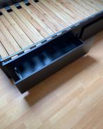 Bed Flekke Ikea zwart, Ophalen, Gebruikt, Zwart, Tweepersoons