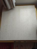 Table basse en laiton, plateau en travertin, 1 x 1 m, haute, Maison & Meubles, Tables | Tables de salon, Moins de 50 cm, 50 à 100 cm