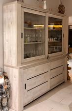 Mooie volledige eetkamer in licht hout + stoelen, Huis en Inrichting, Complete eetkamers, Ophalen, Zo goed als nieuw, Landelijk, Modern