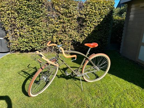 Olijf groene herenfiets (Achielle), Fietsen en Brommers, Fietsen | Heren | Herenfietsen, Zo goed als nieuw, Overige merken, 49 tot 53 cm