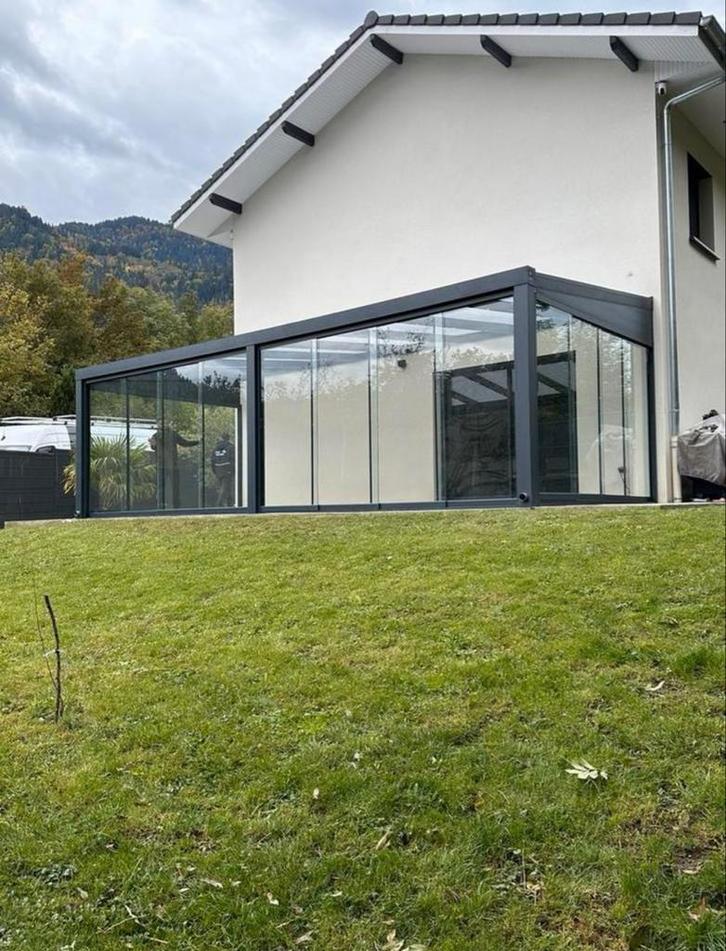 Veranda Carport Terrasoverkappingen glazenschuifwanden, Tuin en Terras, Tuinmeubel-accessoires, Zo goed als nieuw, Ophalen of Verzenden