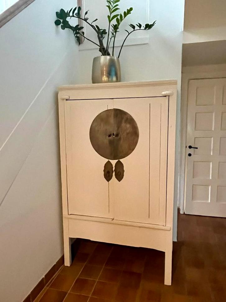 Authentieke Chinese kast met hanger en planken, Huis en Inrichting, Kasten | Overige, Gebruikt, Ophalen