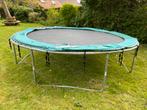 Grote trampoline diam 360 cm. Beschermkussen te vervangen, Gebruikt, Ophalen