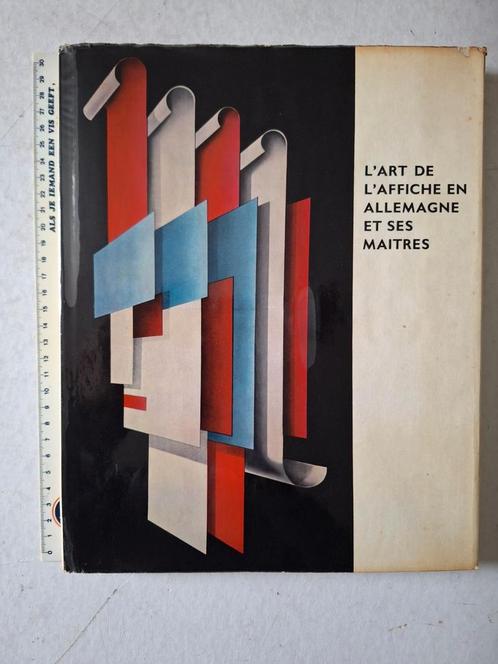 Kunstboek "L'art de l'affiche en Allemagne et ses maitres, Boeken, Kunst en Cultuur | Beeldend, Gelezen, Grafische vormgeving