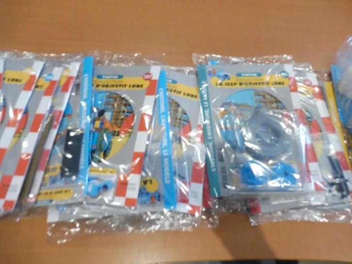 maquette Tintin, la jeep d'Objectif Lune 1/8, Verzamelen, Stripfiguren, Nieuw, Beeldje of Figuurtje, Kuifje, Ophalen of Verzenden