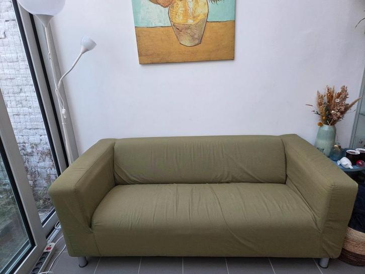 Klippan zetel Ikea, Huis en Inrichting, Zetels | Zetels en Chaises Longues, Gebruikt, Tweepersoons, 150 tot 200 cm, 75 tot 100 cm