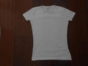 T-shirt wit - zeeman 10/12 jaar prima staat 1 x gedragen beschikbaar voor biedingen