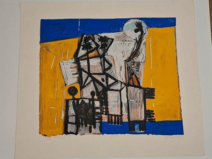 Corneille - zeefdruk - Cobra "1951", Antiek en Kunst, Kunst | Litho's en Zeefdrukken, Ophalen of Verzenden