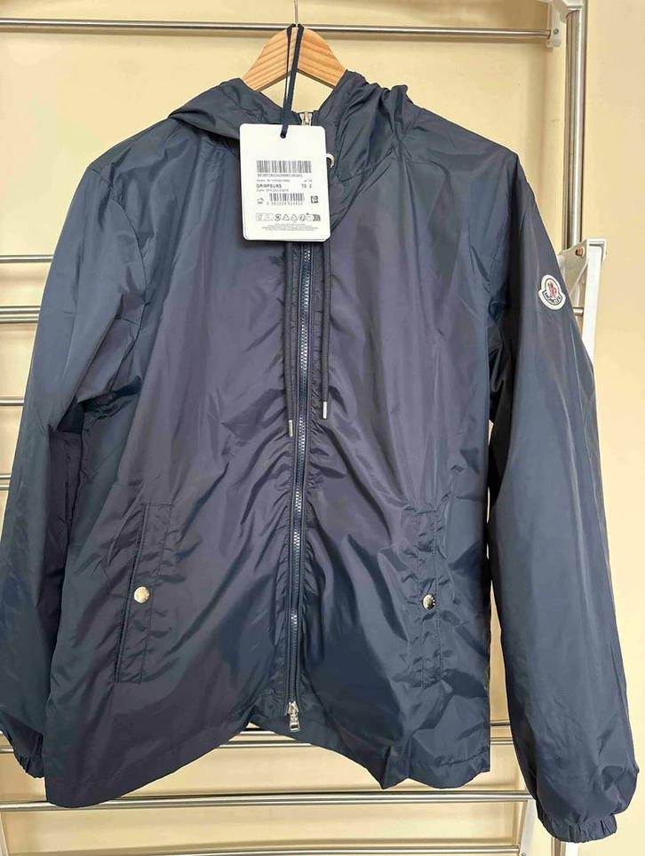 Moncler Windbreaker – Maat S – €120, Kleding | Heren, Jassen | Zomer, Zo goed als nieuw, Maat 46 (S) of kleiner, Blauw, Ophalen of Verzenden