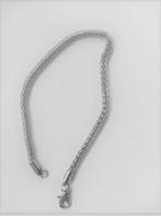 nieuw zilveren plaqué armband , lengte 19,5 cm, Ophalen of Verzenden, Nieuw, Zilver, Zilver