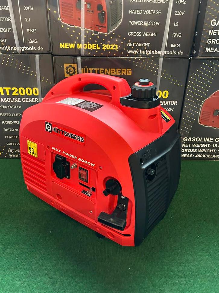 Nieuwe Huttenberg camping benzine aggregaat, Caravanes & Camping, Accessoires de camping, Neuf, Enlèvement