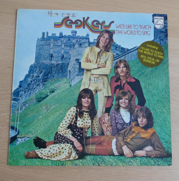 LP  The New Seekers ‎–We'd Like To Teach The World To Sing, Cd's en Dvd's, Vinyl | Rock, Gebruikt, Poprock, 12 inch, Ophalen of Verzenden