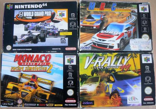 4 jeux nintendo 64 bon etat avec notices,cales et boites, Games en Spelcomputers, Games | Nintendo 64, Gebruikt, Racen en Vliegen