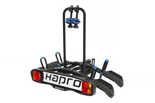 Hapro Atlas Active II - Fietsendrager - 2 Fietsen, Auto diversen, Fietsendragers, Nieuw, Trekhaakdrager, 2 fietsen, Brede banden