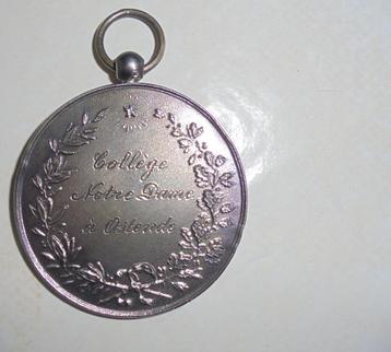 medaille van Oostende 1908 college Notre dame