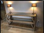 Console en bois, Maison & Meubles, Tables | Dessertes, Comme neuf, Verre