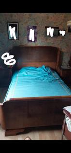 Bed + spiegelkast + kleerkast, Maison & Meubles, Chambre à coucher | Lits, Comme neuf, Queen size, Enlèvement ou Envoi