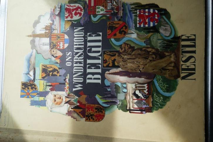 Ons wonderschoon België -Nestlé, Boeken, Prentenboeken en Plaatjesalbums, Gelezen, Plaatjesalbum, Ophalen of Verzenden