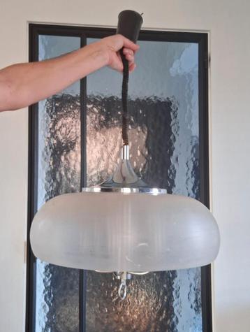 Grote vintage acryl hanglamp, Enlèvement, Comme neuf