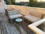 Pallet lounge + kussens, Tuin en Terras, Ophalen, Zo goed als nieuw