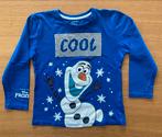 T-shirt bleu à longues manches Olaf - 5 ans - 3,50€, Enfants & Bébés, Comme neuf, Garçon