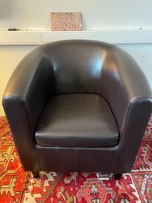 Zeteltjes "club", Huis en Inrichting, Zetels | Zetels, Zo goed als nieuw, Eenpersoons, Minder dan 150 cm, 75 tot 100 cm, Hout