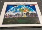 Puzzel Skyline 1000 stukjes, Hobby en Vrije tijd, Ophalen of Verzenden, 500 t/m 1500 stukjes, Gebruikt, Legpuzzel
