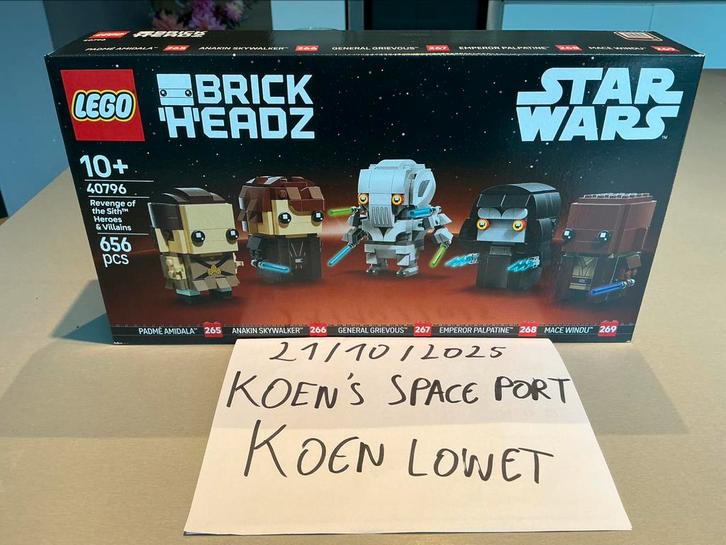 Lego Brickheadz Star Wars 40796 Revenge of the Sith, Kinderen en Baby's, Speelgoed | Duplo en Lego, Nieuw, Lego, Complete set