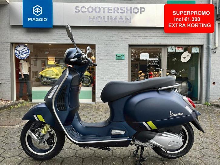 Vespa GTS 300cc SUPER TECH BLU ENERGICO MATT (nr.285), Fietsen en Brommers, Scooters | Vespa, Overige modellen, Benzine