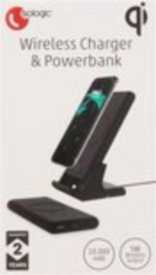 Powerbank + Chargeur Wireless sans fil SoLogic, Télécoms, Téléphonie mobile | Batteries, Utilisé, Enlèvement ou Envoi